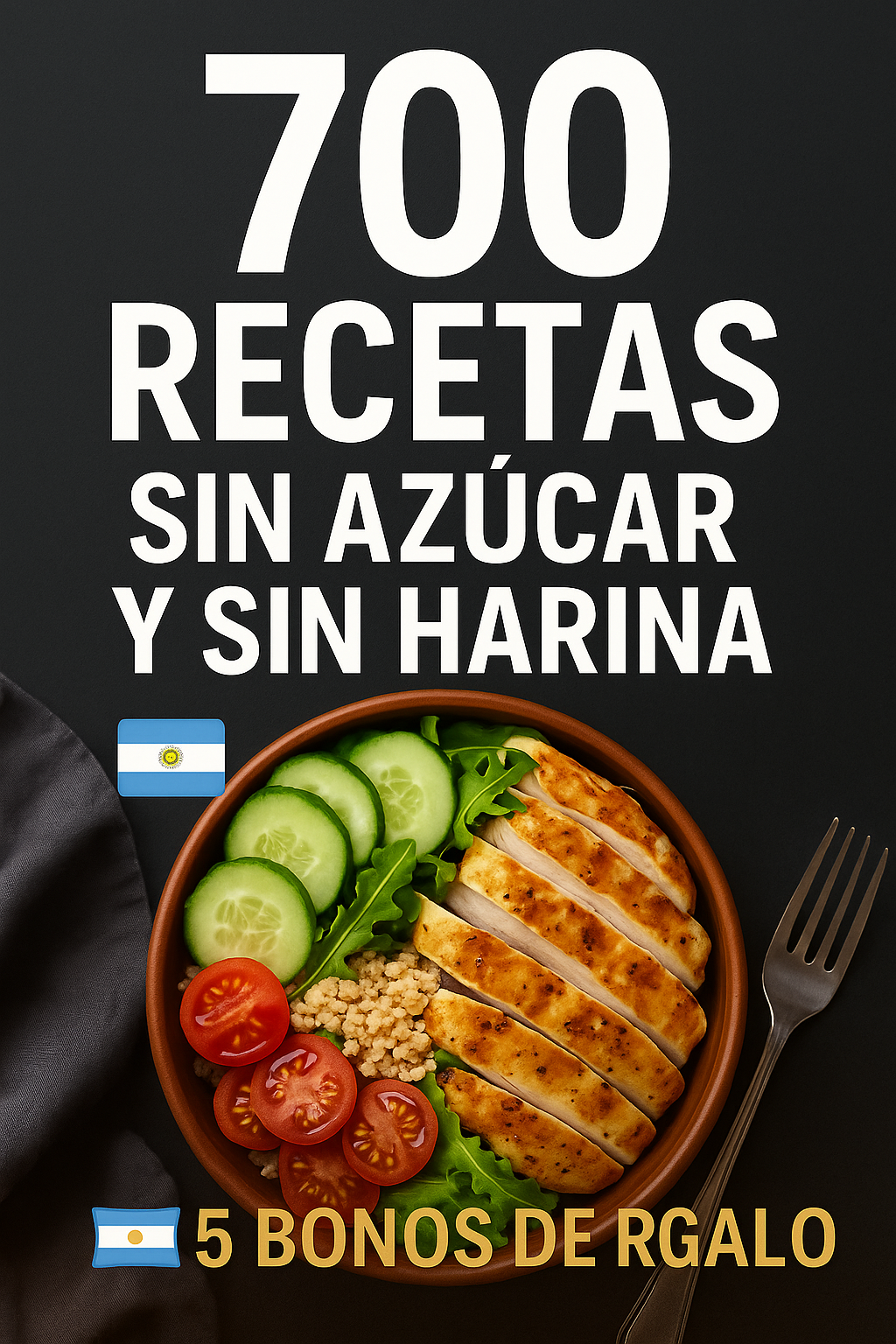 700 Recetas sin azúcar sin gluten